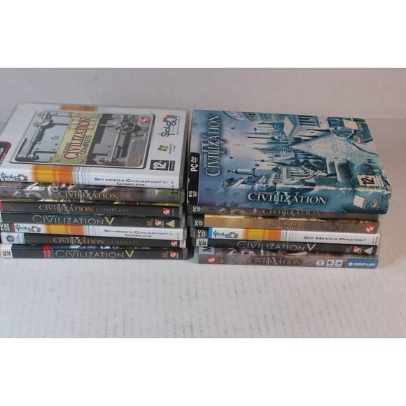 13 games: Various Civilization Personal Computer (PC) games, authentic, nice - Picture 1 of 16